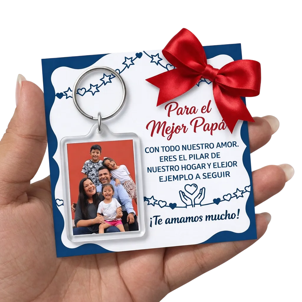 Llavero personalizado rectangular
