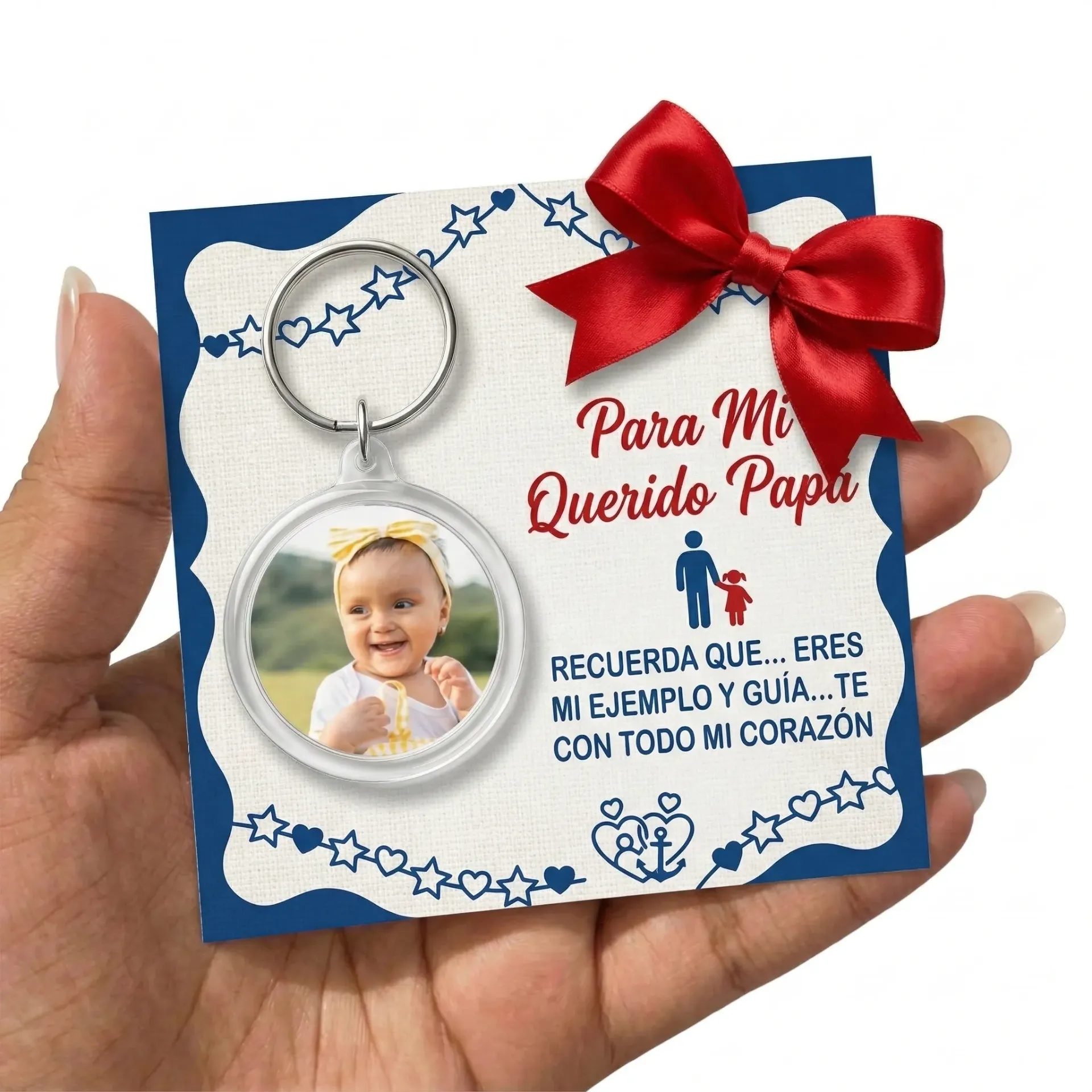 Llavero personalizado redondo