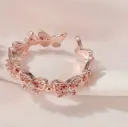 Anillo de cobre tipo mariposa
