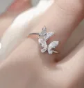 Anillo abierto tipo mariposa